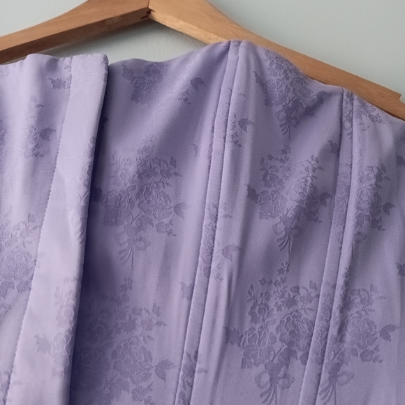 Bridgerton x Primark Lavender Floral Corset Top Strapless Boned NWT S - Picture 3 of 6